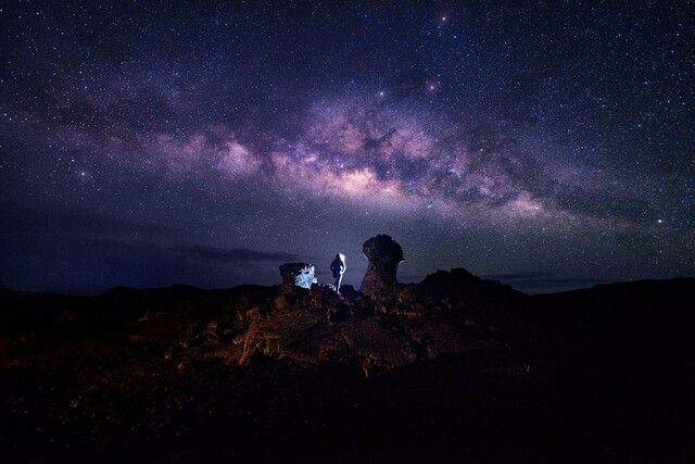 夜晚景色的句子说说心情